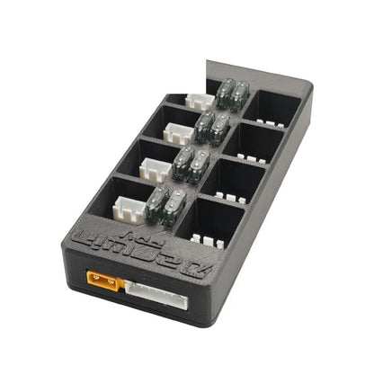 DarwinFPV OneLink battery parallel charger board with XT60 input and multi-port balance slots