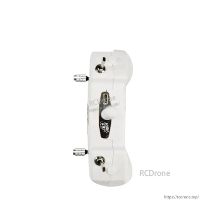 Side profile of TX8 transmitter showing USB-C port area and side controls