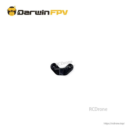 Small carbon fiber curved brace piece for TinyApe frame kit, close-up on white background