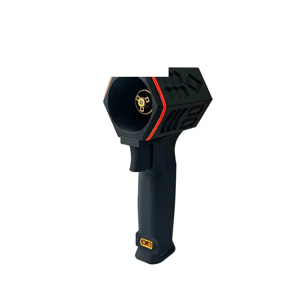 DarwinFPV X5 50mm Turbo JET Turbo Fan handheld unit, black housing with orange trim