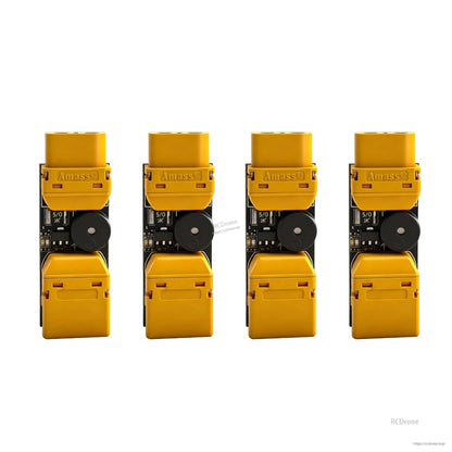 Four smoke stopper modules displayed in a row, front view