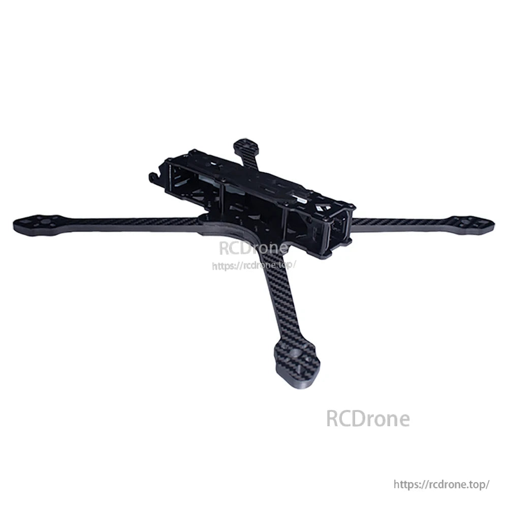 DeepSpace DS Lancer 7 MK1 FPV Frame, DeepSpace DS Lancer 7 MK1 FPV carbon fiber quadcopter frame with long arms and central cage