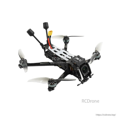 DeepSpace ROC 4 FPV quadcopter with front FPV camera, four propellers, dual antennas, and XT60 power lead