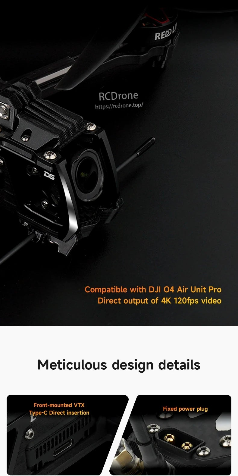 DeepSpace ROC7 O4 PRO 7 Inch Long Range FPV Drone Quadcopter, F722 Flight Controller, 60A ESC (Freestyle)