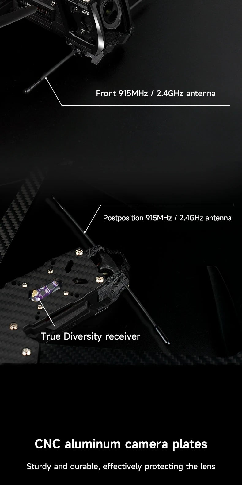 DeepSpace ROC7 O4 PRO 7 Inch Long Range FPV Drone Quadcopter, F722 Flight Controller, 60A ESC (Freestyle)