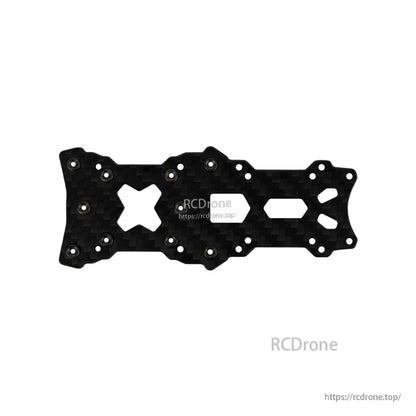 DeepSpace SEEKER 3 O4Pro FPV frame carbon fiber main plate with multiple mounting holes and cutouts