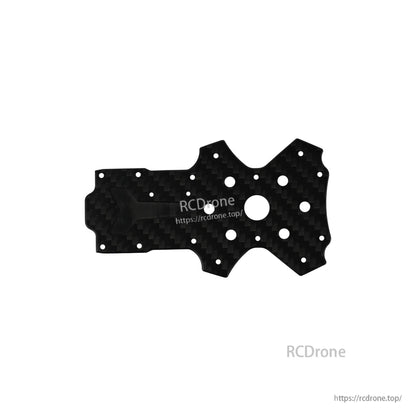 Carbon fiber replacement frame plate with pre-drilled mounting holes for DeepSpace SEEKER 35 O4Pro FPV frame