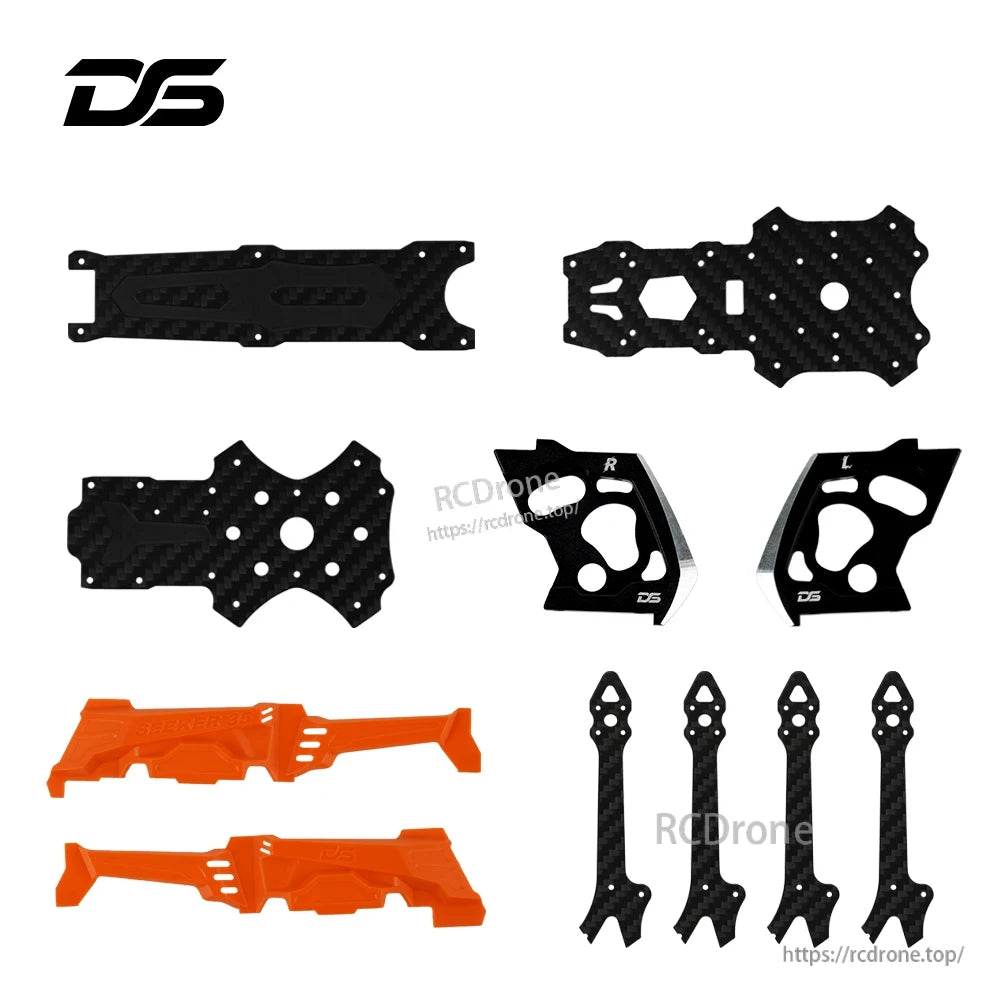 DeepSpace SEEKER 35 O4Pro FPV Frame Replacement Parts DC/XL 1pcs/bag
