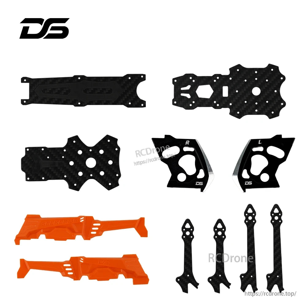 DeepSpace SEEKER 35 O4Pro FPV Frame Replacement Parts DC/XL 1pcs/bag