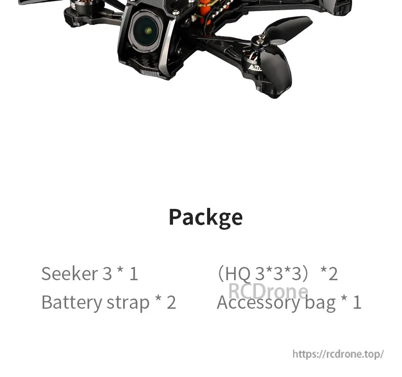 DeepSpace SEEKER3 3inch Freestyle FPV Drone DC/XL O4 PRO or Analog PNP with GPS 4S Sub-250g