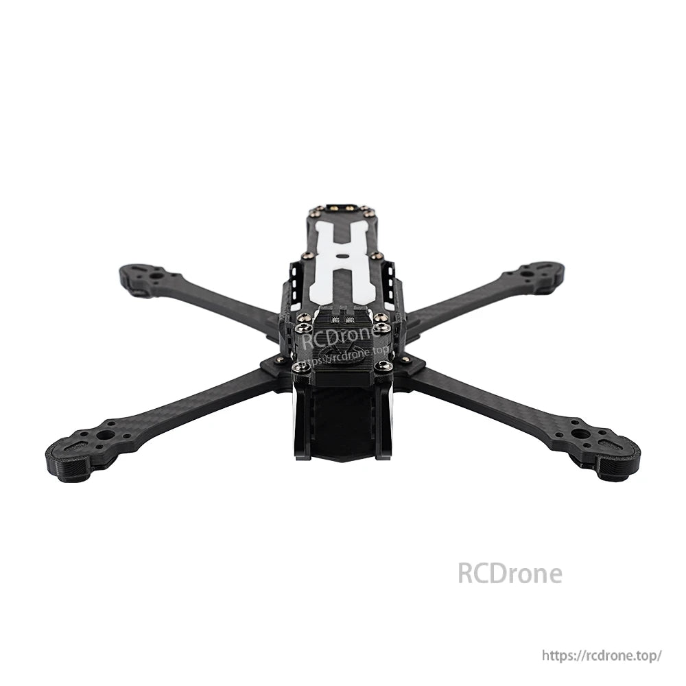DeepSpace SEEKER5 5-inch FPV freestyle carbon fiber frame kit with X-style arms and top plate