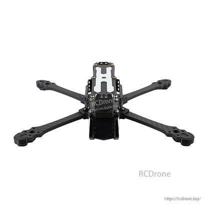 DeepSpace SEEKER5 5-inch FPV freestyle carbon fiber frame kit with X-style arms and top plate