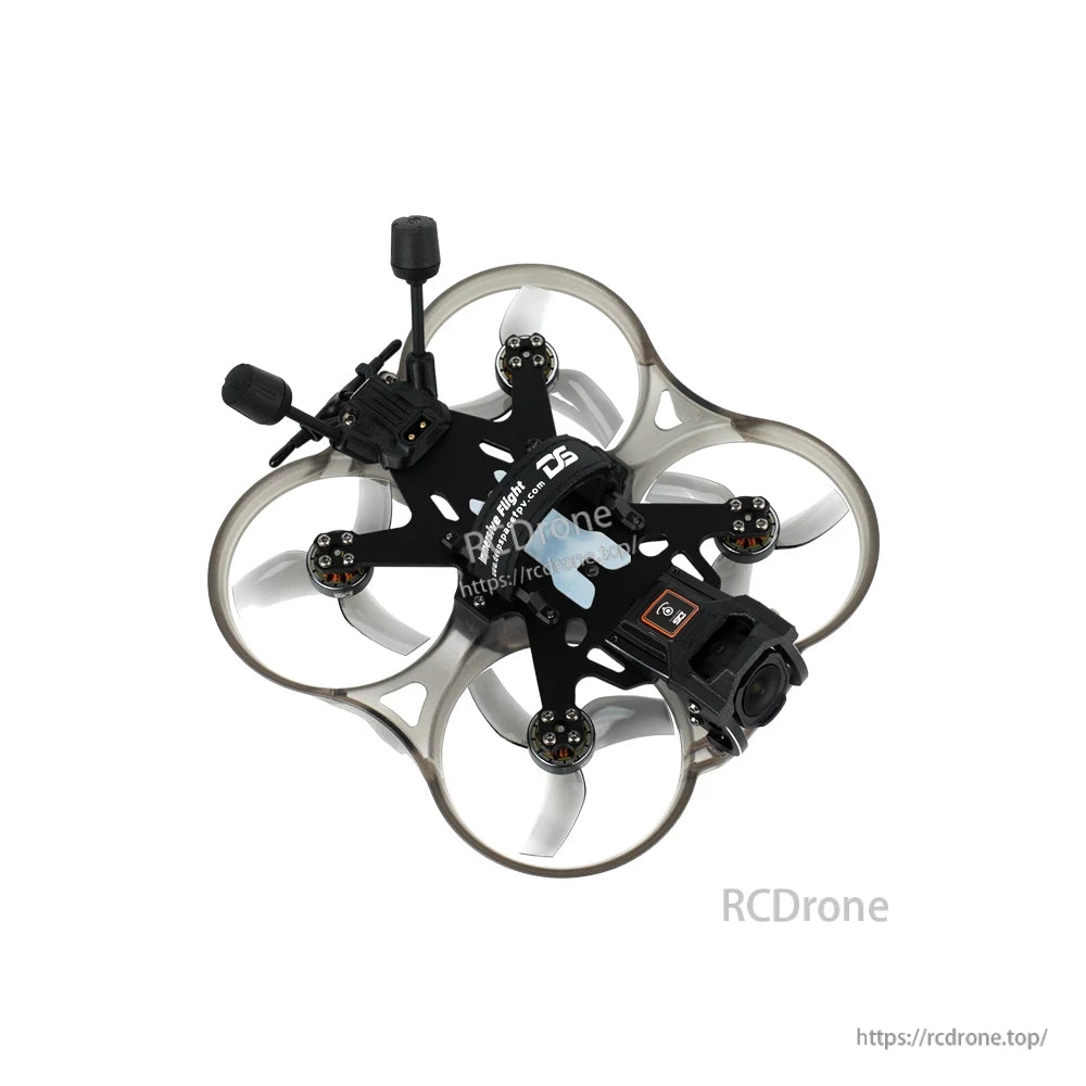 DeepSpace Stellar 25 2.5inch Whoop FPV, DeepSpace Stellar 25 2.5-inch whoop FPV drone with ducted prop guards, front camera, and dual antennas