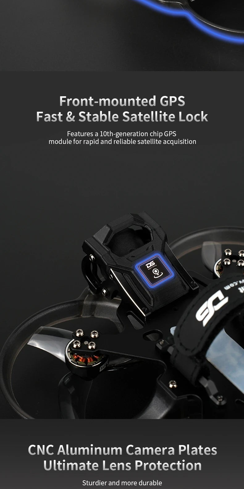 DeepSpace Stellar 25 2.5inch Whoop FPV Drone HD O4PRO (Without Cam/VTX) with Aether 1404 Motor