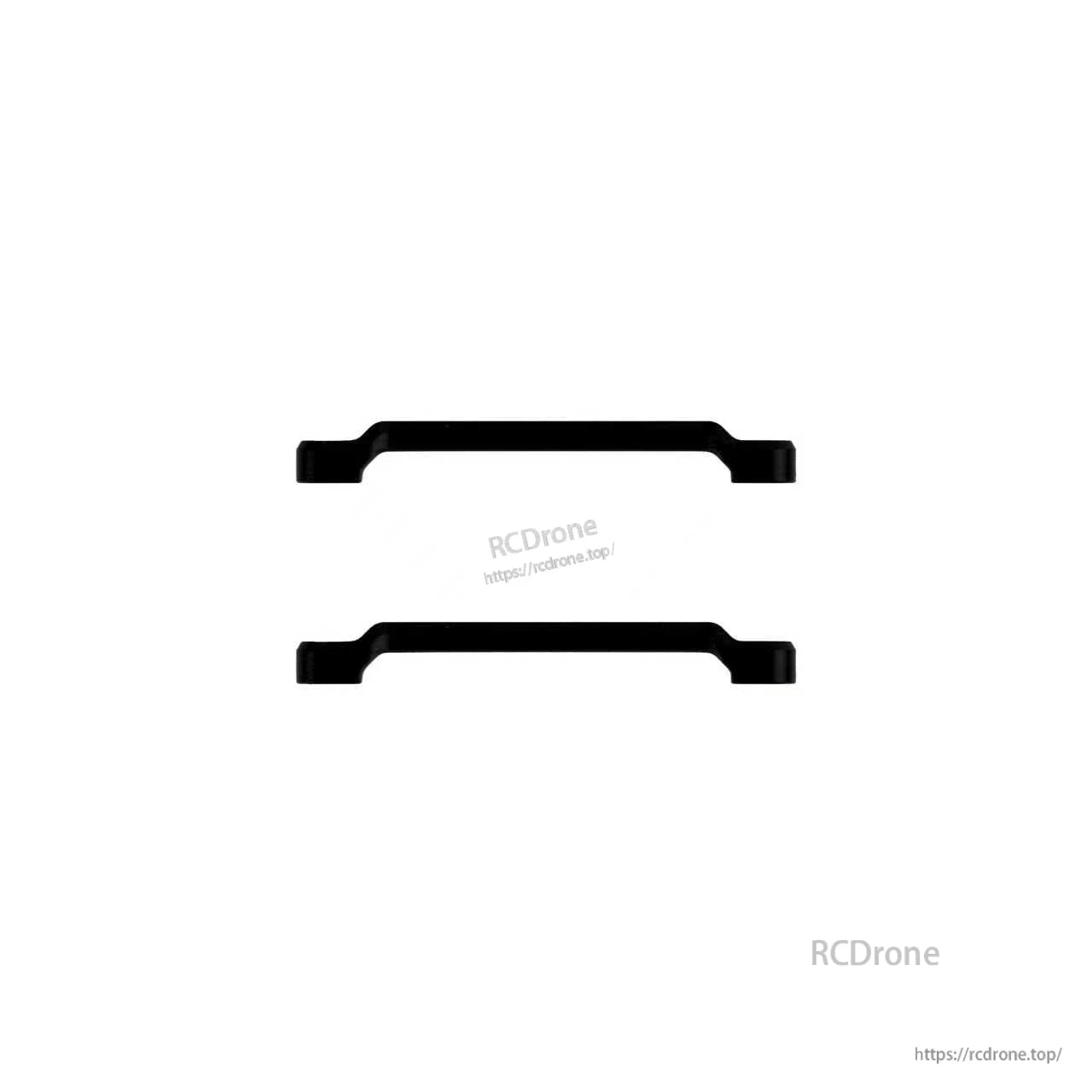 Pair of black replacement bracket bars for DeepSpace Stellar25 O4Pro FPV quadcopter drone