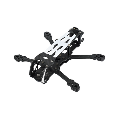 DeepSpace SEEKER 3-inch FPV freestyle carbon fiber frame kit with white top plate and front camera cage