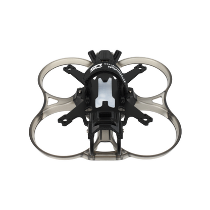 DeepSpace Stellar 25 2.5inch Freestyle FPV Frame, DeepSpace Stellar 25 2.5-inch FPV freestyle drone frame with four prop guards, top battery strap, and front camera mount
