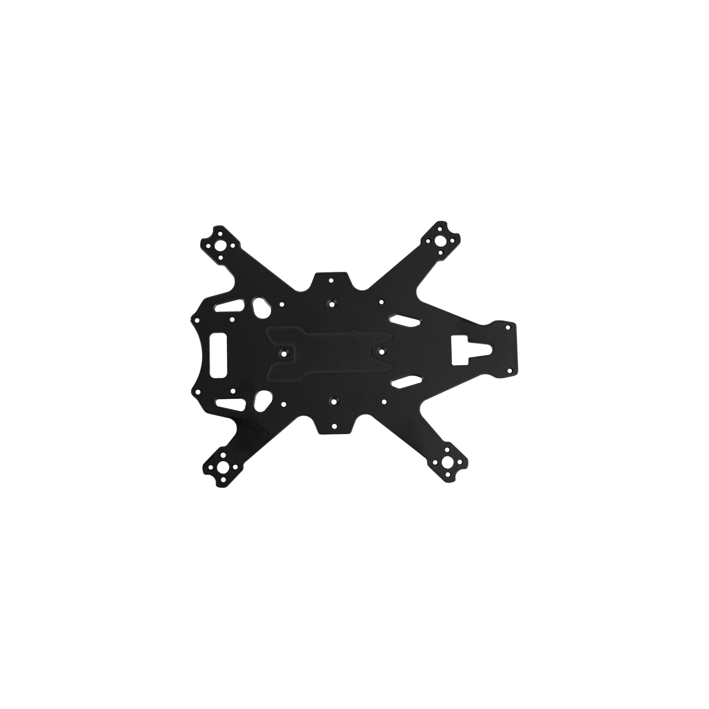 DeepSpace Stellar25 O4Pro FPV quadcopter replacement frame plate with four arms and multiple mounting holes