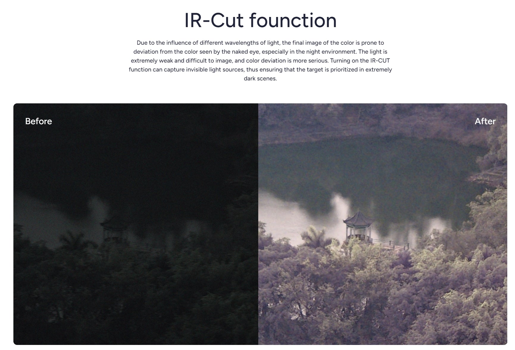 Deepthink S2 Plus Night Vision Drone, The color image may deviate from reality due to different wavelengths of light, especially in low-light environments.