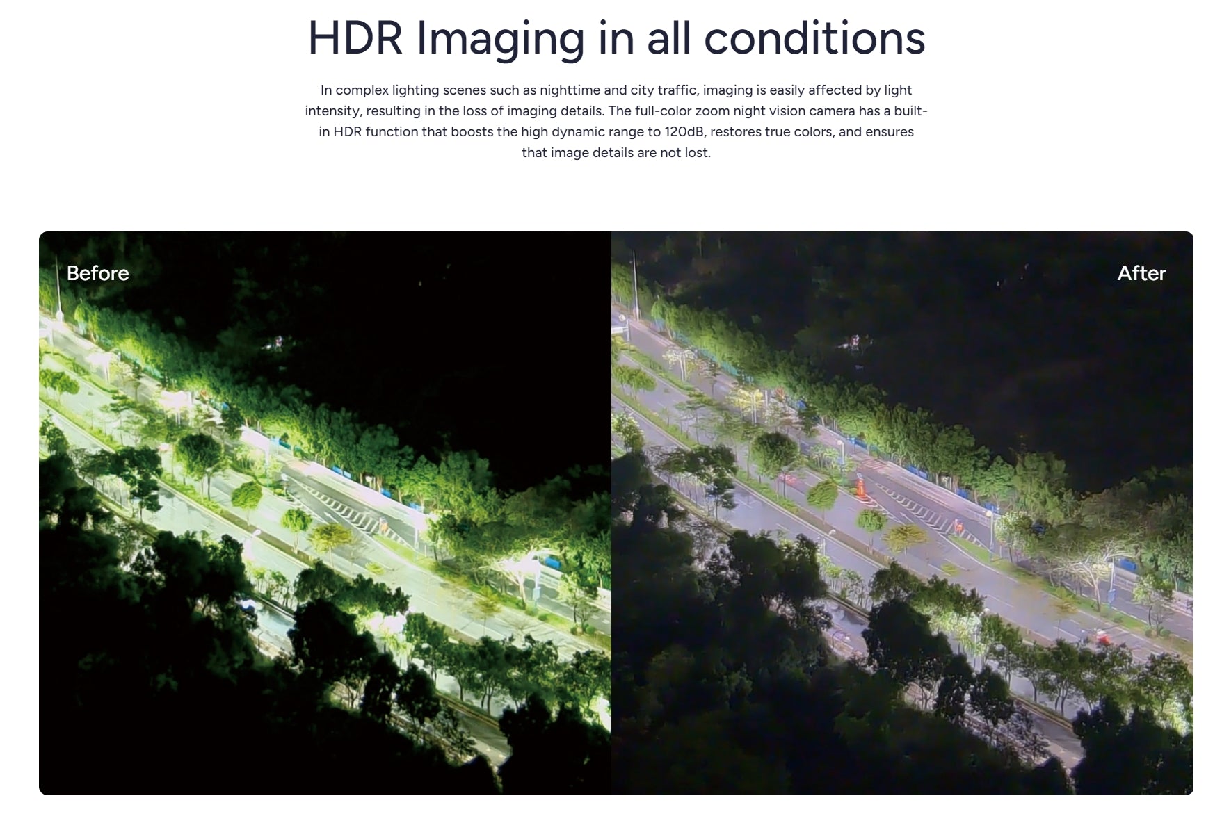 Deepthink S2 Plus Night Vision Drone, HDR imaging can be challenging due to varying light intensities; a full-color zoom night vision camera features an HDR function amplifying dynamic range.