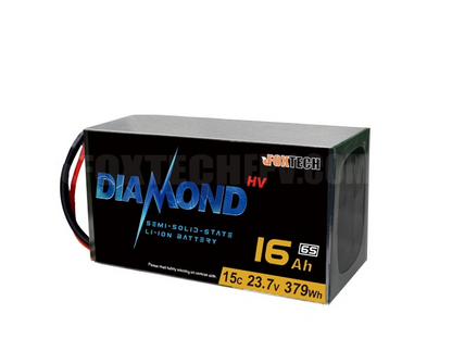 Batería de iones de litio de estado semisólido Diamond 6S HV serie 23,7 V - 4,45 V/celda 275 Wh/kg 16000 mAh 20000 mAh 26000 mAh 33000 mAh 44000 mAh batería de litio para drones UAV