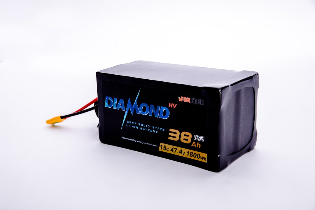 Diamond HVT 12S 47.4V 22Ah 35Ah 44Ah 67Ah 88Ah 4.45V/Cell -40℃~60℃ Ultra-Low Temperature Semi-solid Li-ion Battery for Drone