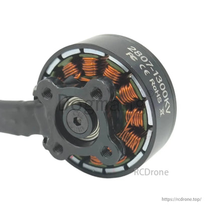 Dogmang 2807 Series Brushless Motor, Dogmang 2807 brushless motor, 1300KV, for 6-7 inch FPV and LR7 drones, with 4mm shaft.