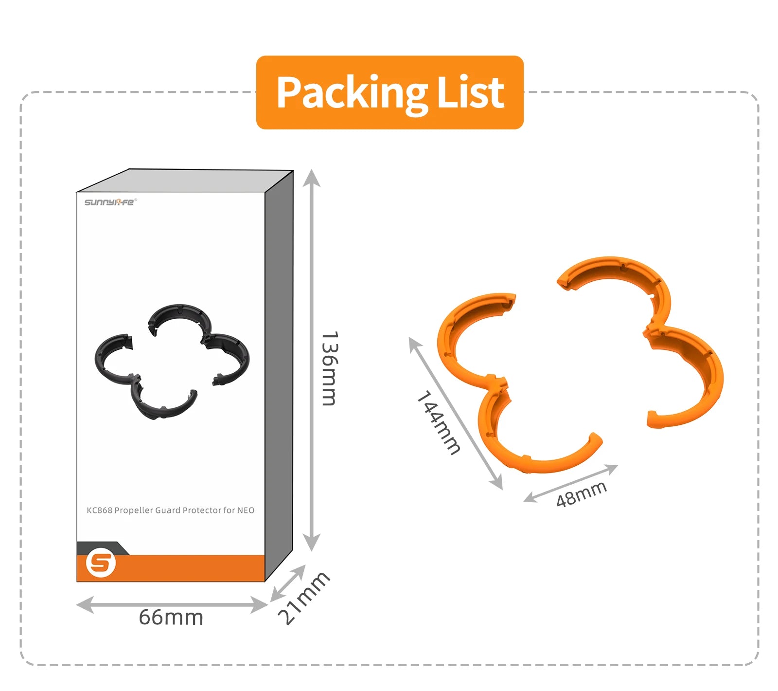 Drone Propeller Guard Protective Cover for DJI Neo