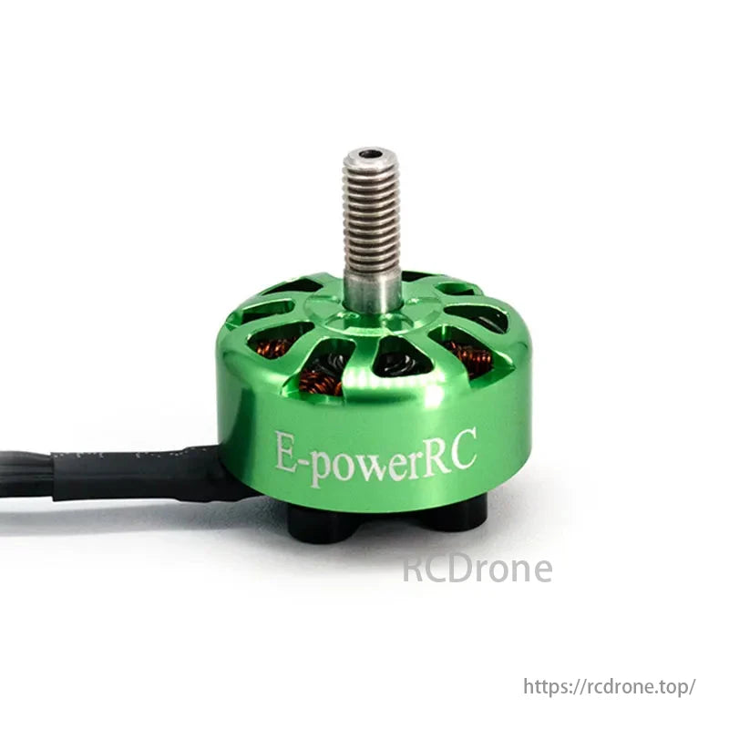 E-powerRC F2207.5 brushless motor for 5-inch FPV racing drones, available in 1750KV, 1950KV, and 2550KV options.