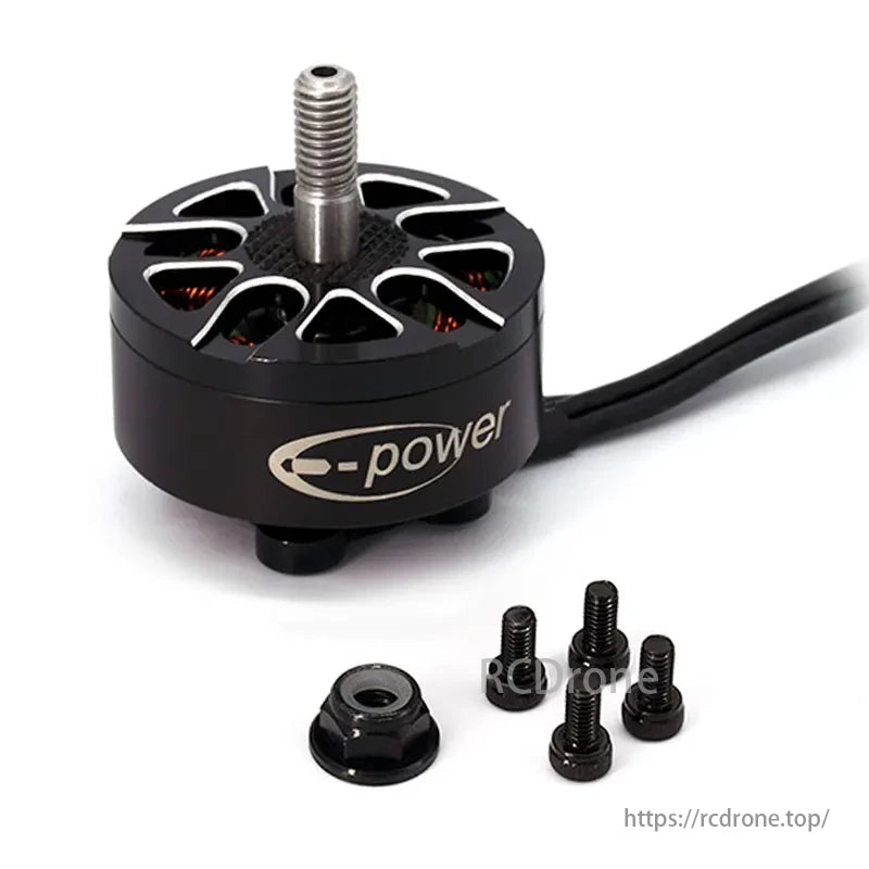 E-Power X2810 1300KV 64g 1351W Brushless Motor, High-performance motor for long-range drones, with high power-to-weight ratio, smooth configuration, and durable construction.