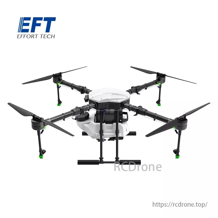 EFT E410P 10L Agriculture Drone - 4 Axis Agriculture Drone ram 10L vattentank 30 tum propeller Kompakt med Hobbywing X8, JIYI K3A Pro,Skydroid H12