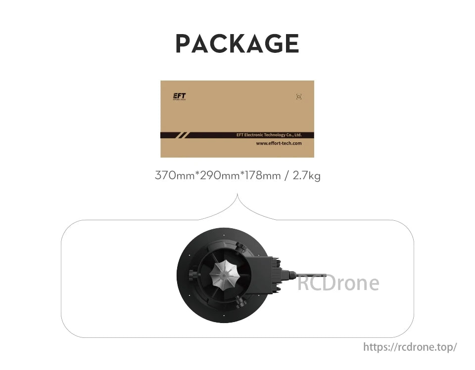 EFT EPS200 Pro Granule Spreader, 370x290x178mm, 2.7kg, by EFT Electronic Technology Co., Ltd.