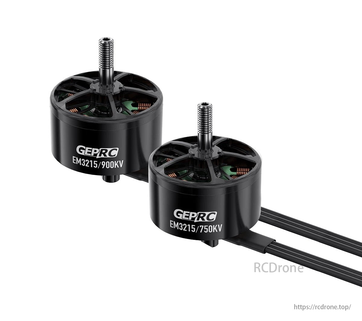 EM3215 FPV Motor, Choose between 900KV for aggressive thrust and 750KV for smoother thermal performance with 10-inch props.