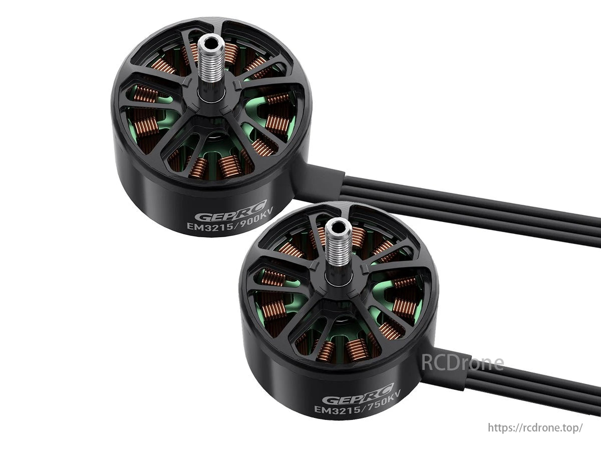 EM3215 FPV Motor, The GEPRC EM3215 Motor Series is designed for 9-10 inch long-range FPV drones, offering high torque and efficient power delivery.