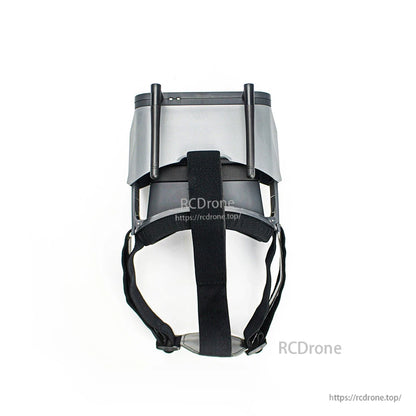 Top-down view of Transporter 2 goggles showing head strap layout and dual antennas