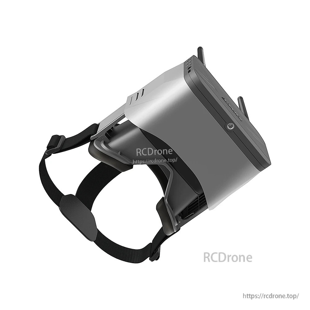 Underside angled view of Transporter 2 goggles showing face foam area and housing contours