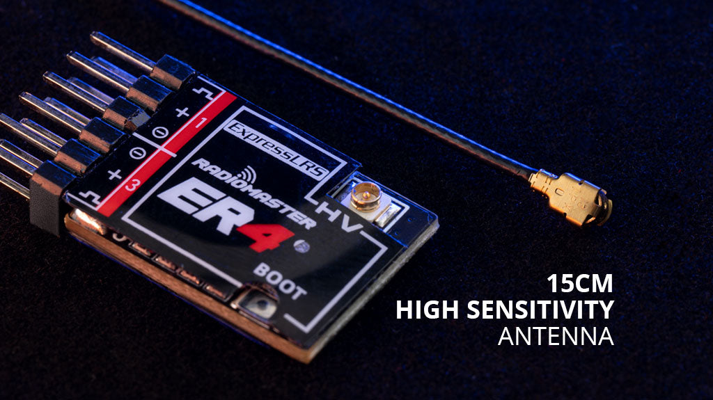 RadioMaster ER4 2.4GHz ELRS PWM Receiver - Light Weight and Small Size Suitable for Small Aircraft,FPV Drone, RC Car, Boat 14 RadioMaster ER4 2.4GHz ELRS PWM Receiver