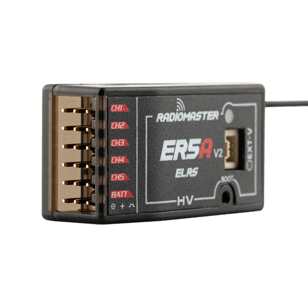 RadioMaster ER5A V2 2.4GHz ELRS PWM Receiver - Can Drive Up To 5 Servos Designed For Aircraft