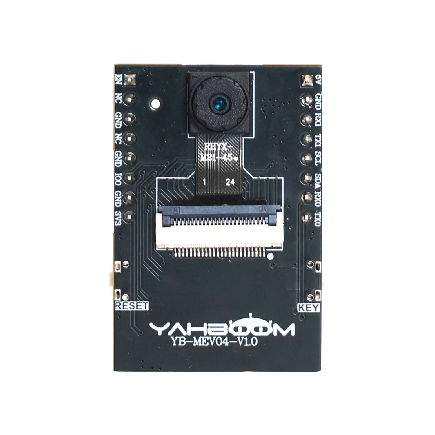 Yahboom ESP32-S3 WiFi Camera module front view with 2MP camera and FPC connector