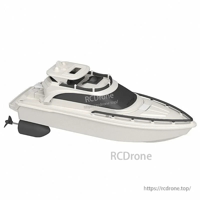 EVYVKV RC Boat, Remote control speedboat with lithium battery power, forward/reverse controls, and 100m range, suitable for ages 14+