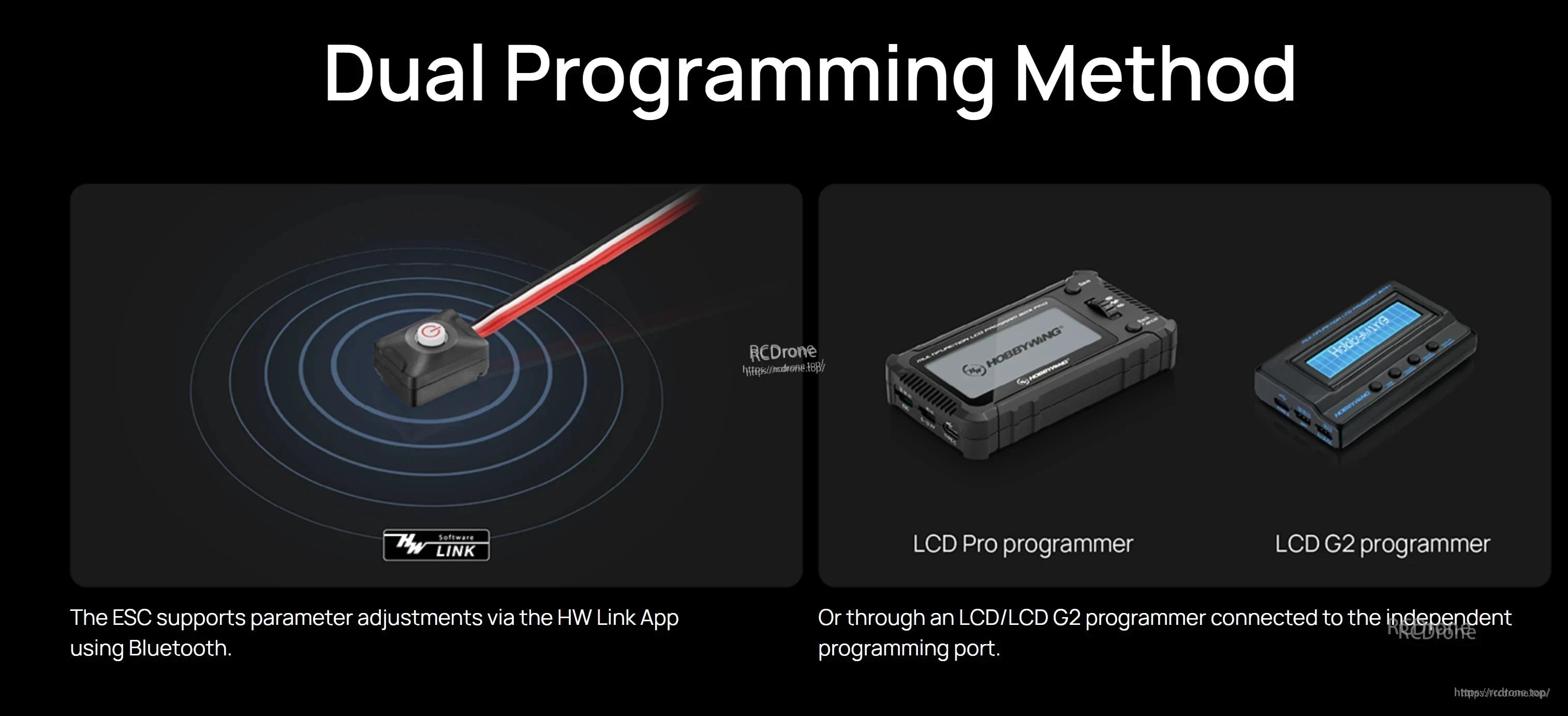 EZRUN MAX 5690SL G2 Brushless Sensorless RC Motor, Dual programming options for Hobbywing ESC: Bluetooth HW Link module and LCD Pro/LCD G2 programmer