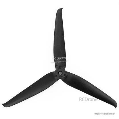 Emax Avia 8043 8 inch 3-blade FPV propeller, single prop top view with hub mounting holes