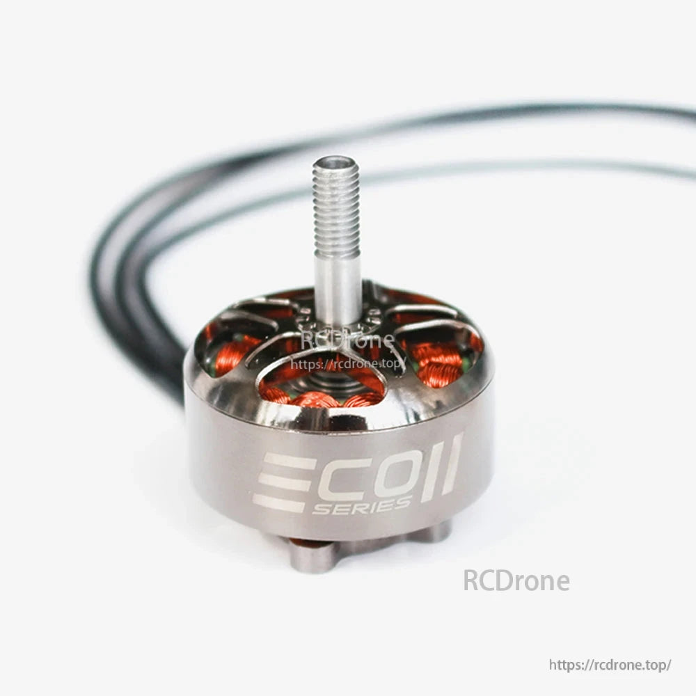 Close front angle with ECOII Series branding and threaded shaft detail