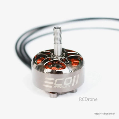 Close front angle with ECOII Series branding and threaded shaft detail