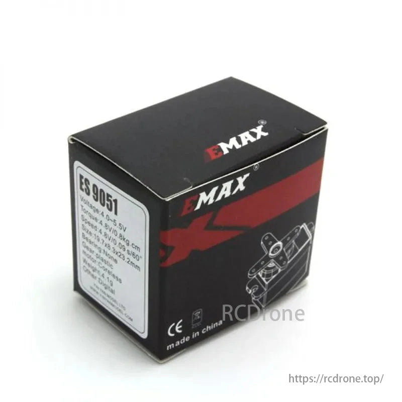 Emax ES9051 防水舵機 - 4.3g 數位迷你舵機適用於遙控模型直升機船飛機配件角鬥士升級零件