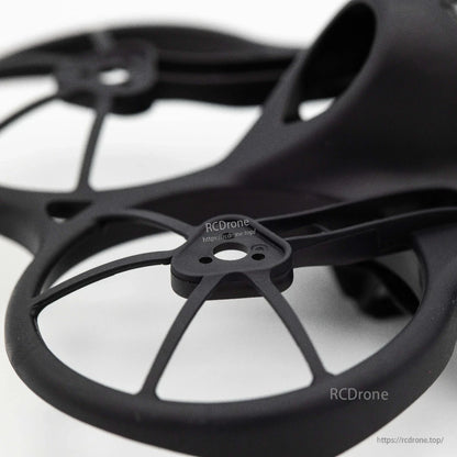 Close-up of duct ring and motor screw mount on the Tinyhawk-style 75mm frame