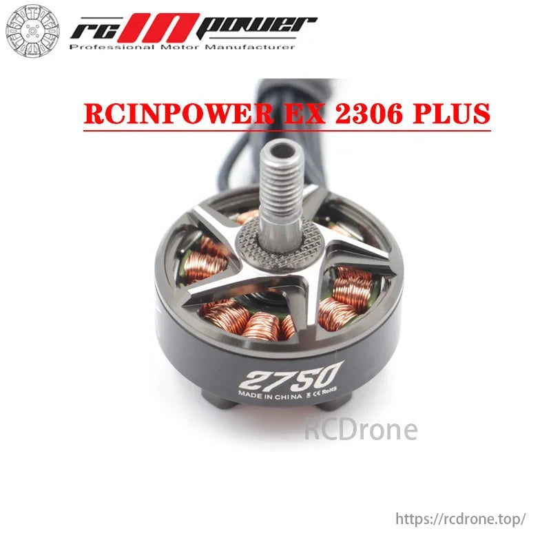 Ex2306 Brushless Motor, RCINPOWER EX 2306 PLUS brushless motor, 2750 KV.