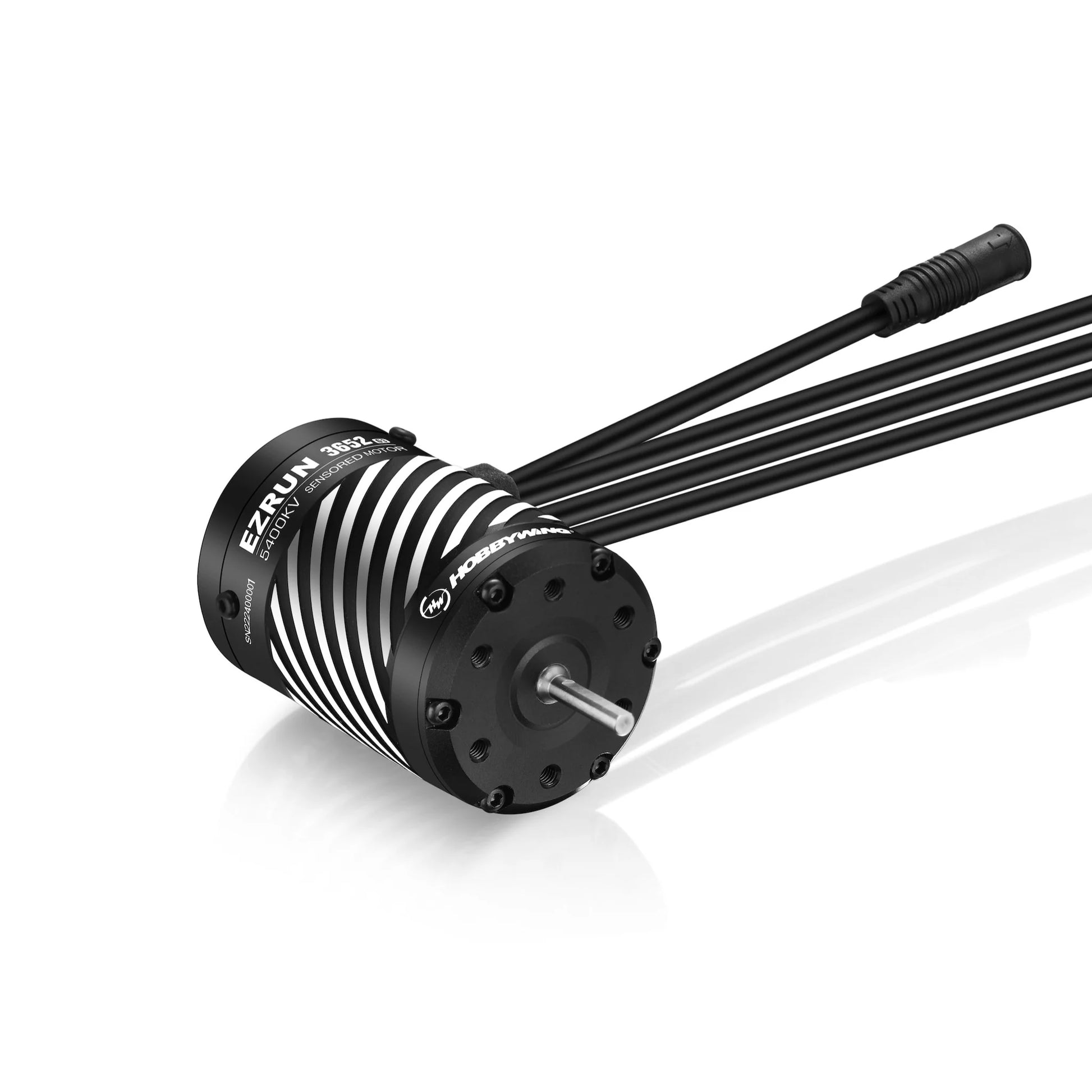 Hobbywing EZRUN 3652 5400KV sensored brushless RC motor with steel shaft and attached lead wires