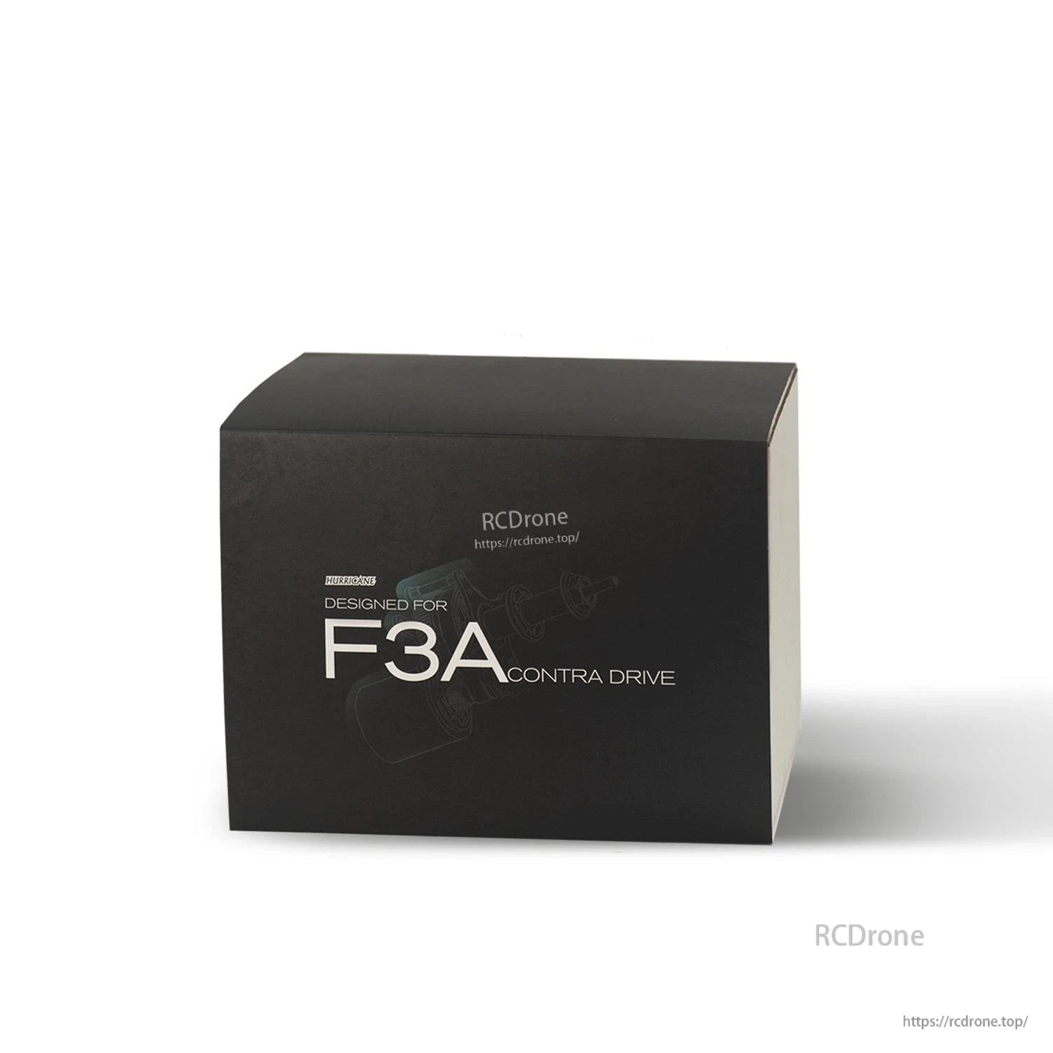 F3A contra drive packaging box, 'Designed for F3A Contra Drive' text on front