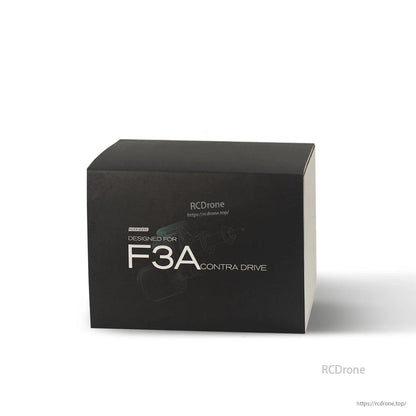 F3A contra drive packaging box, 'Designed for F3A Contra Drive' text on front